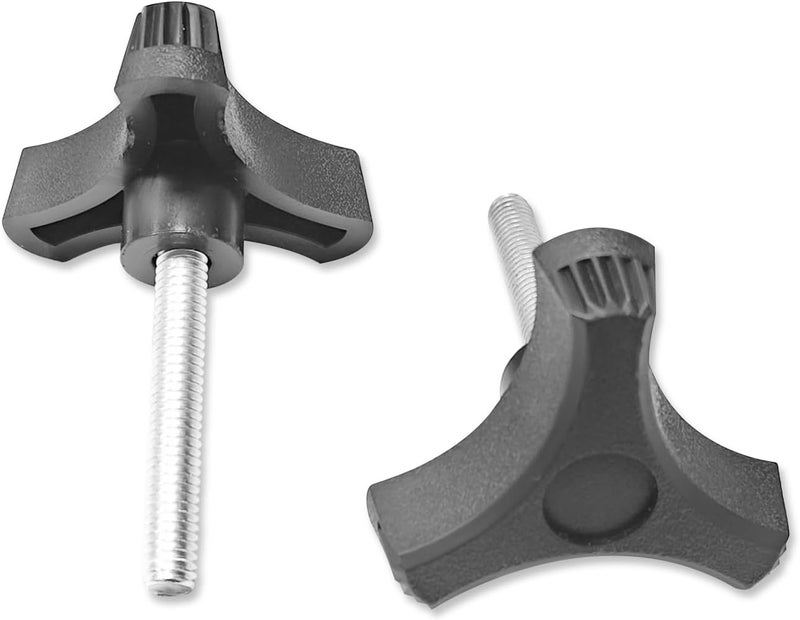 BYSOL 5/16"-18 Male Thread Wing Nut Knob 2 inch Diameter with 2 inch Long Threaded Post for Lawn Mower, Woodworking Tools & Jigs, Clamps Umbrella Base, 10PCS Wing Nut Knob - Image 4